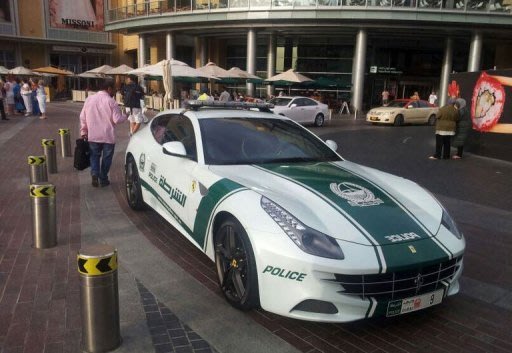 Dubai Police Cars Bugatti