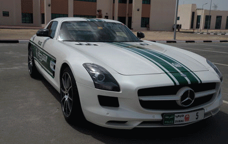 Dubai Police Cars Ferrari
