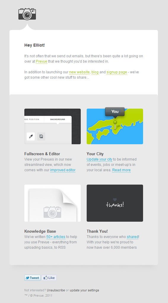 Email Newsletter Design Gallery