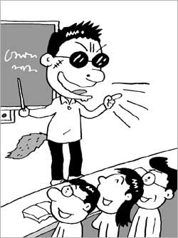 English Teachers Cartoon