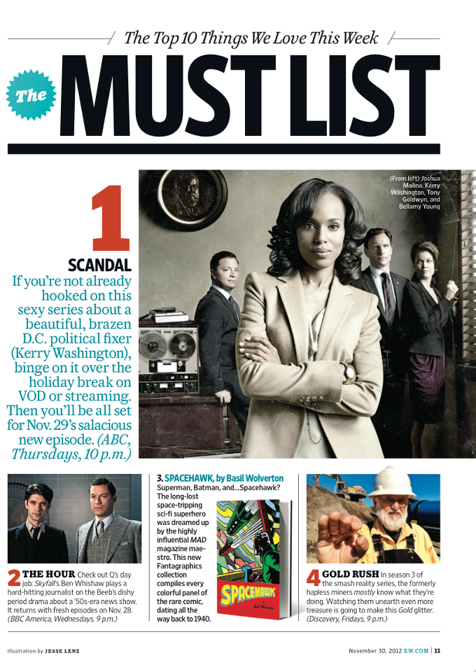 Entertainment Weekly Scandal Pictures