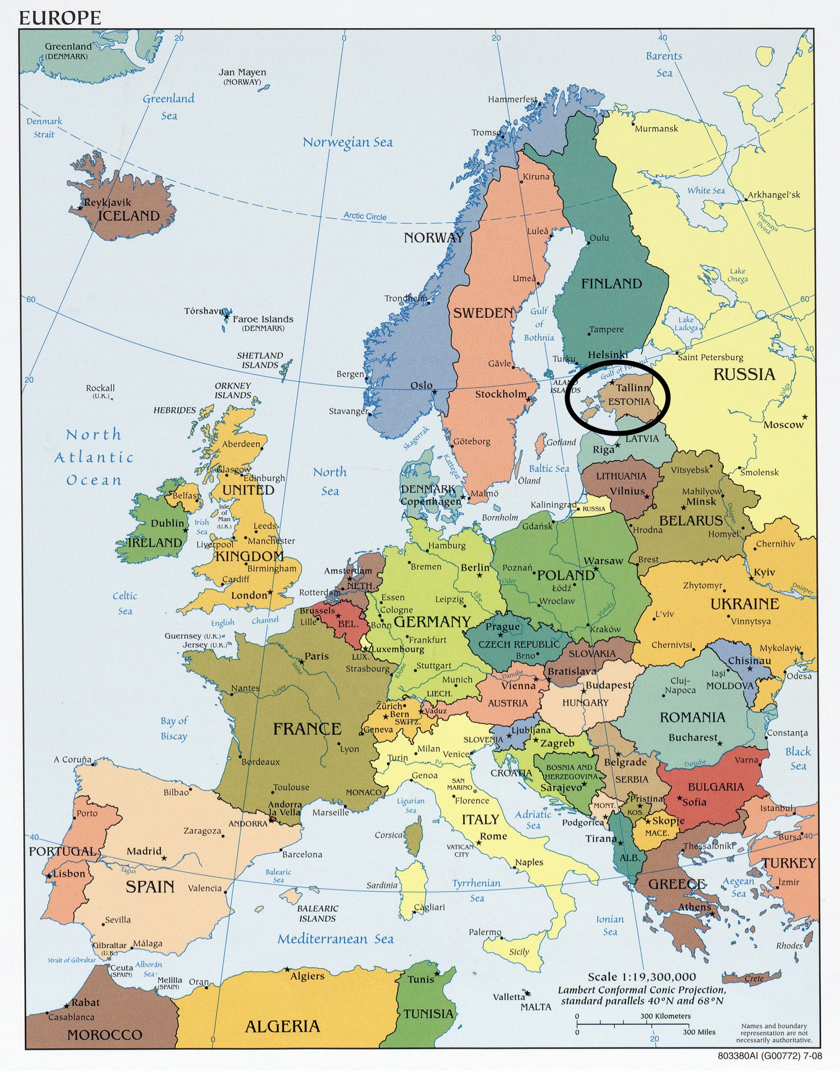 Estonia Map