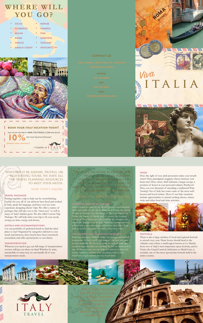 Examples Of Travel Brochures For Kids