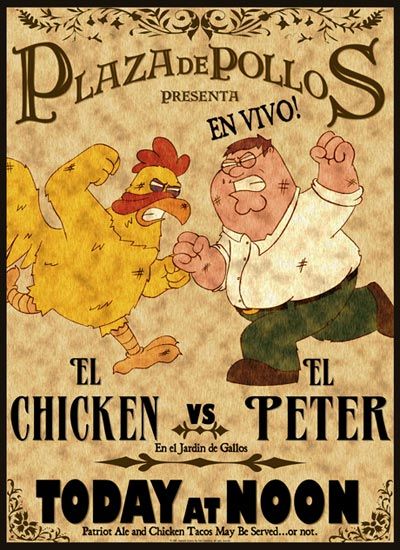 Family Guy Peter Vs Chicken All Fights