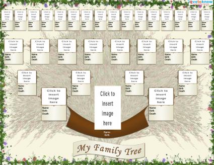 Family Tree Diagram Template Microsoft Word