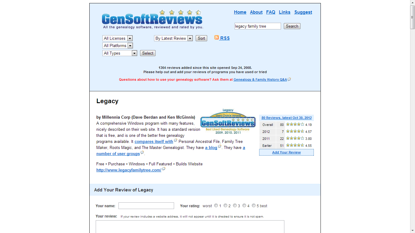 Family Tree Maker Software Reviews