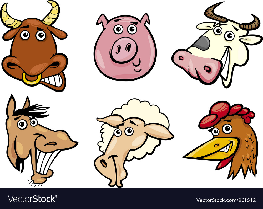 Farm Animals Cartoon Pictures