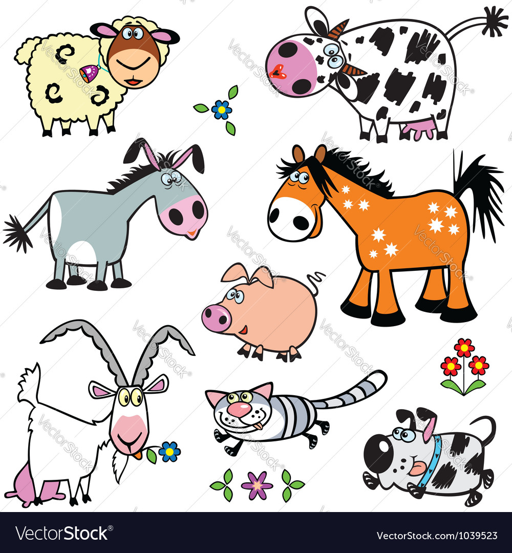 Farm Animals Cartoon Pictures