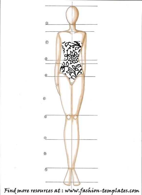 Fashion Illustration Templates Women