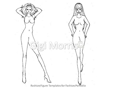 Fashion Illustration Templates Women