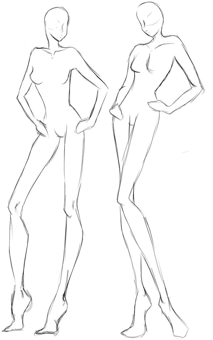 Fashion Illustration Templates Women