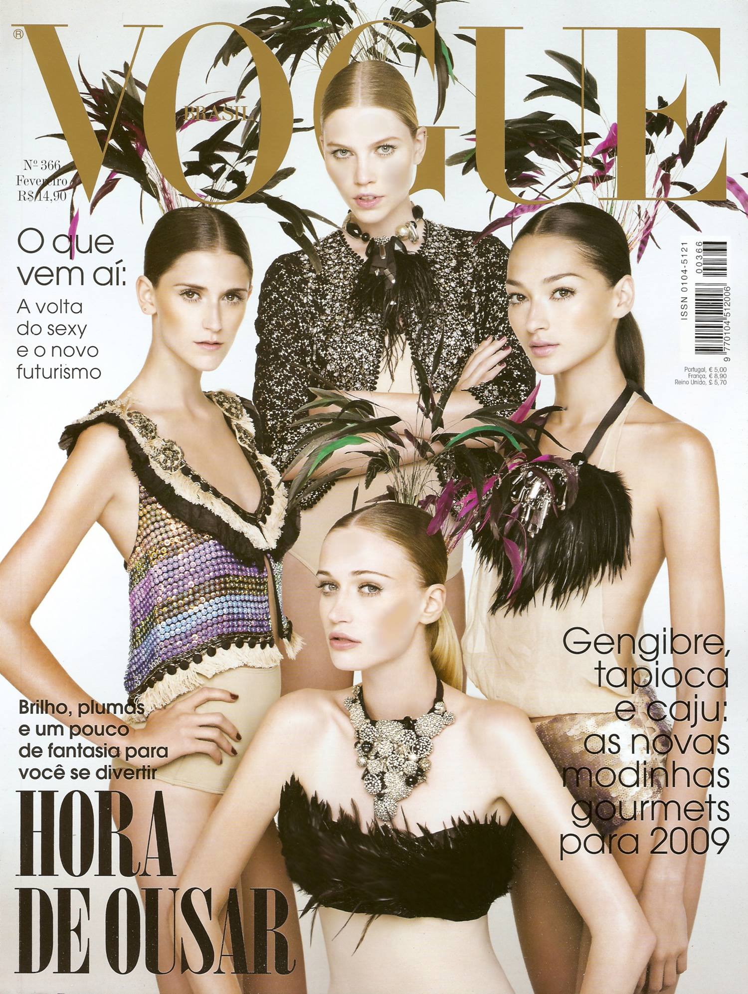 Fashion Magazine Covers Collage