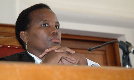 Female Lawyer In Court