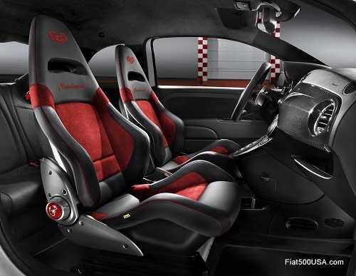 Fiat 500 Abarth Black And Red