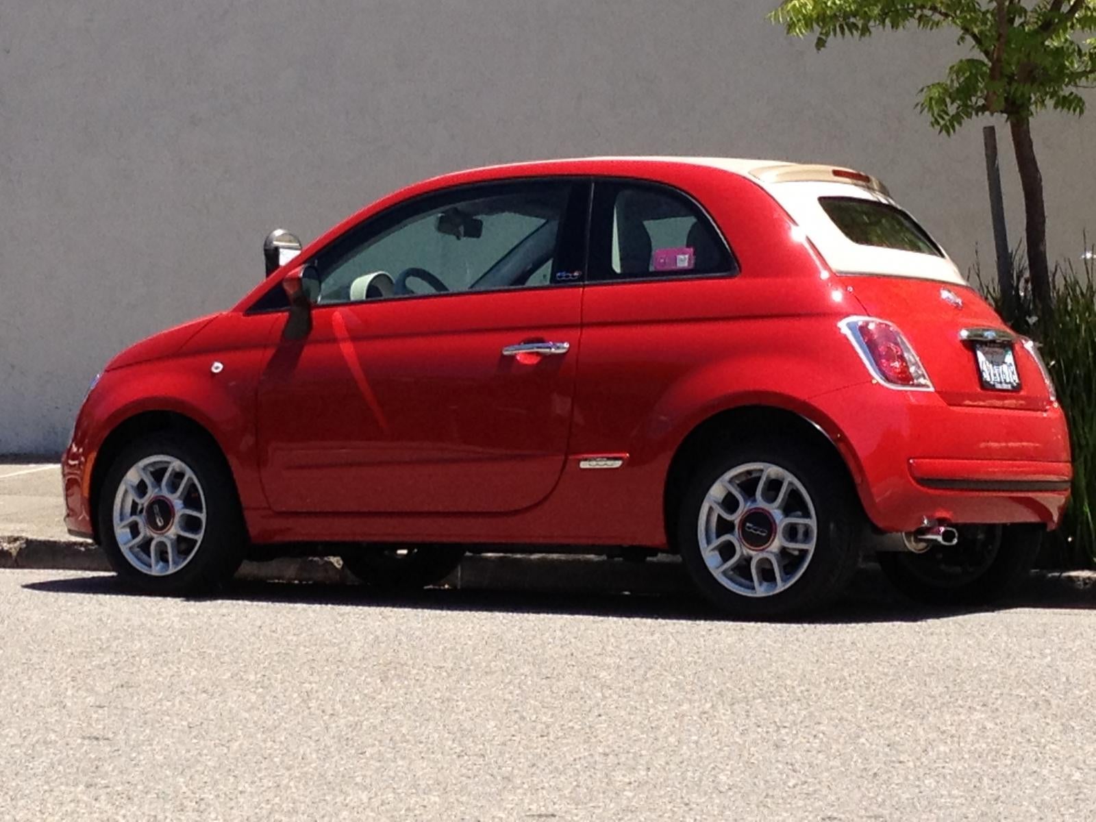 Fiat 500c Red