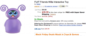 Fijit Friends Willa Walmart
