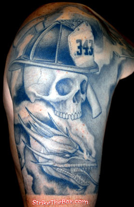 Firefighter Tattoos Sleeves
