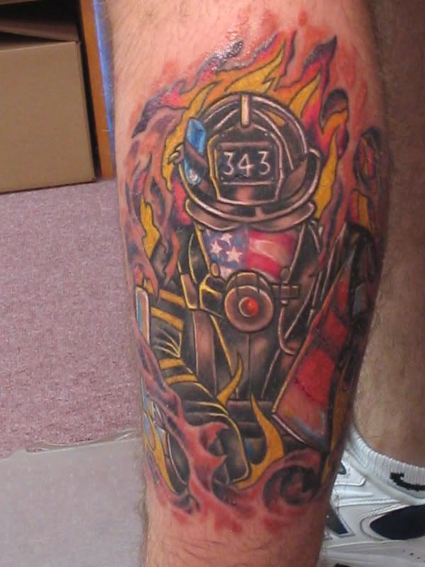 Firefighter Tattoos Sleeves