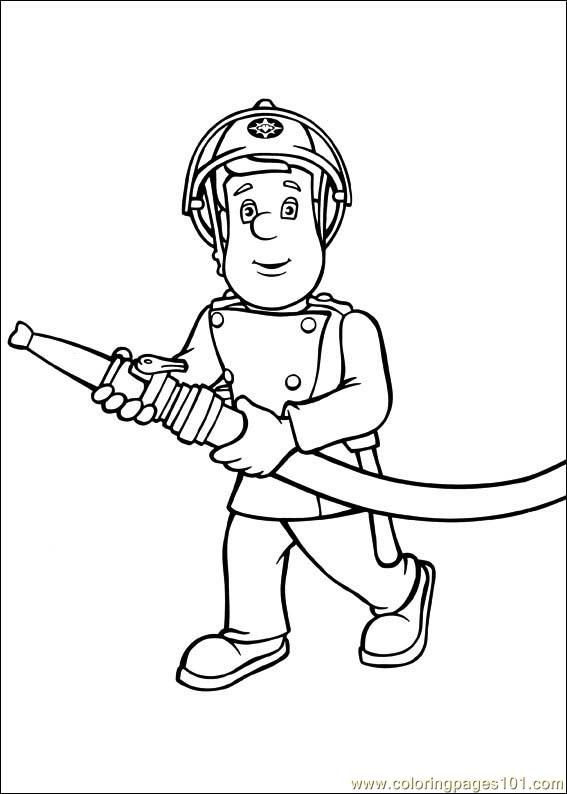 Fireman Sam Colouring Book