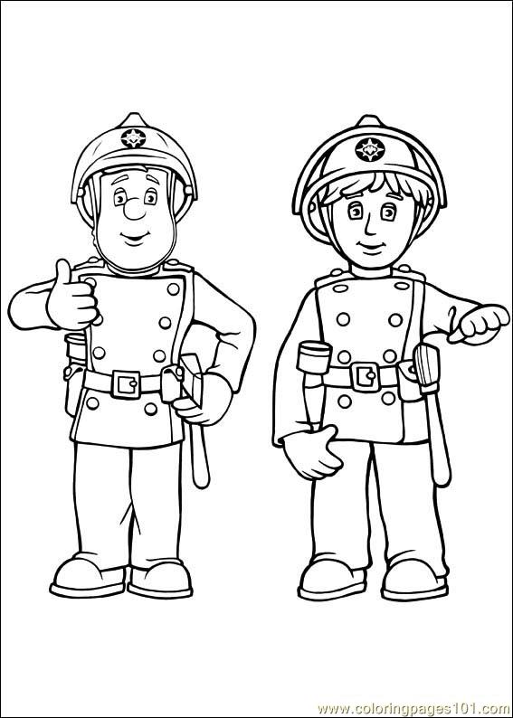 Fireman Sam Colouring Book