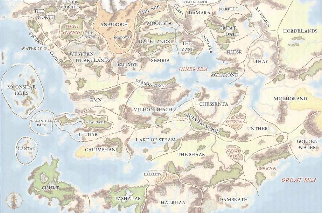 Forgotten Realms Map