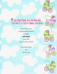Free Birth Announcement Templates Printable