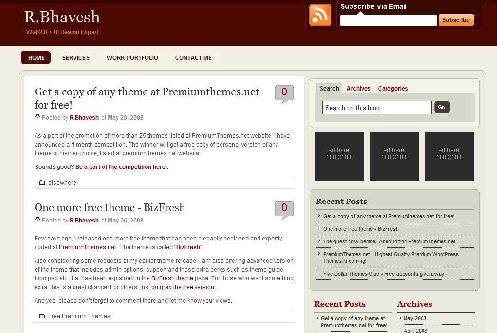 Free Blogger Header
