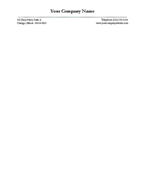 Free Business Letterhead Designs Templates