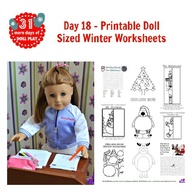 Free Printable American Girl Doll Coloring Pages