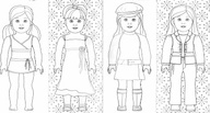 Free Printable American Girl Doll Coloring Pages