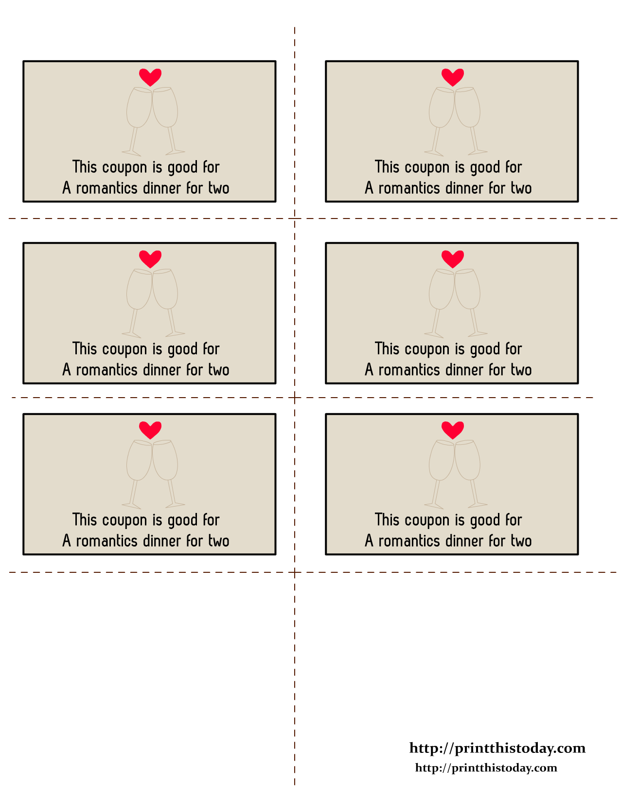 Free Printable Birthday Coupons Templates