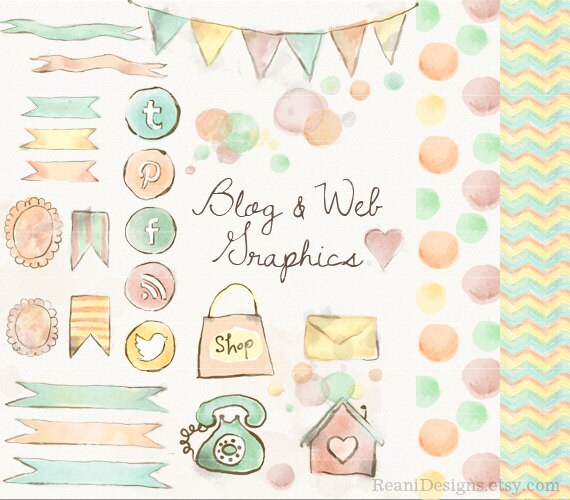 Free Social Media Buttons For Blogger