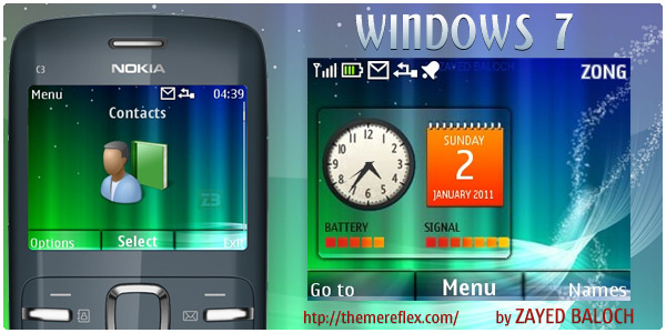 Free Themes For Nokia C3 Mobile