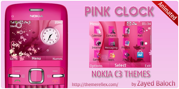 Free Themes For Nokia C3 Mobile