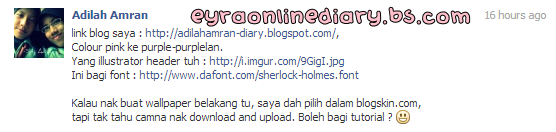 Freebies Blogskin Comel