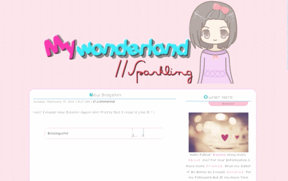 Freebies Blogskin Simple