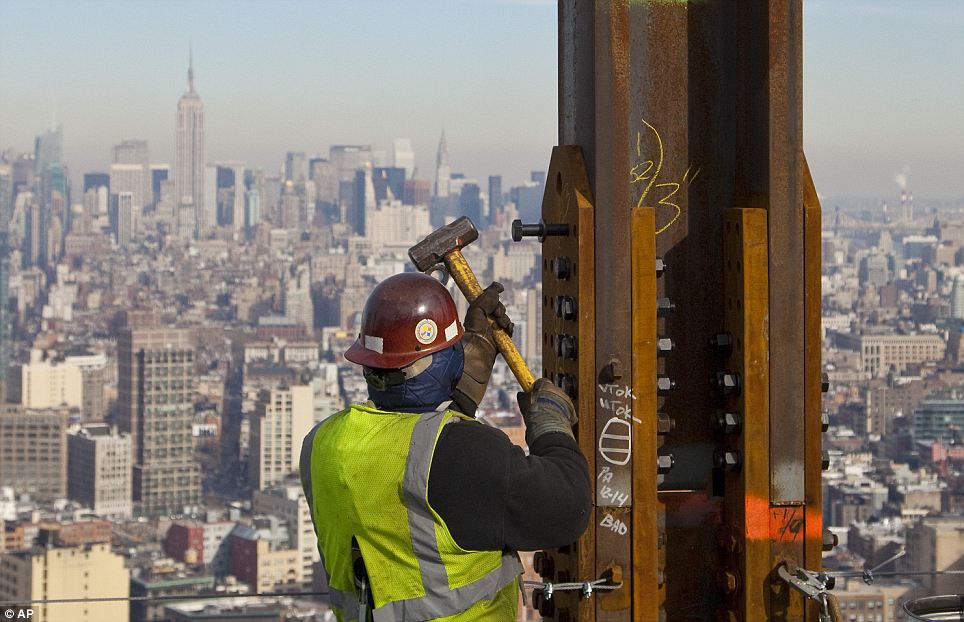 Freedom Tower Height Progress