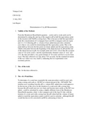 Freezing Point Depression Lab Report