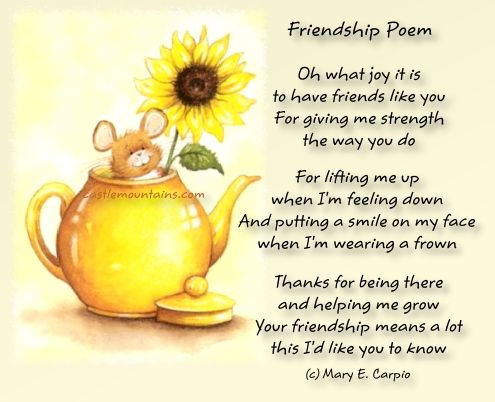 Friendship Poems