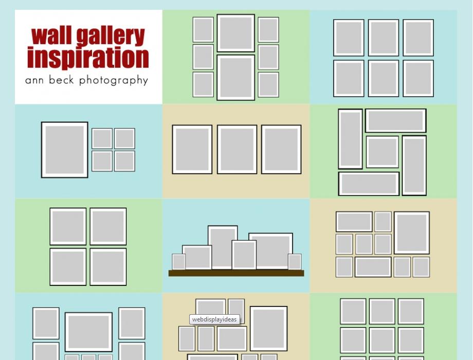Gallery Wall Layout Templates