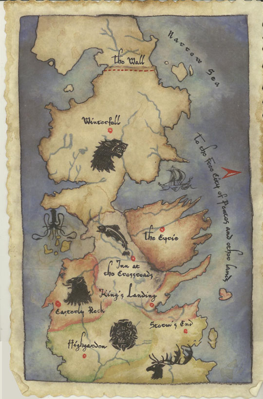 Game Of Thrones Map Pdf