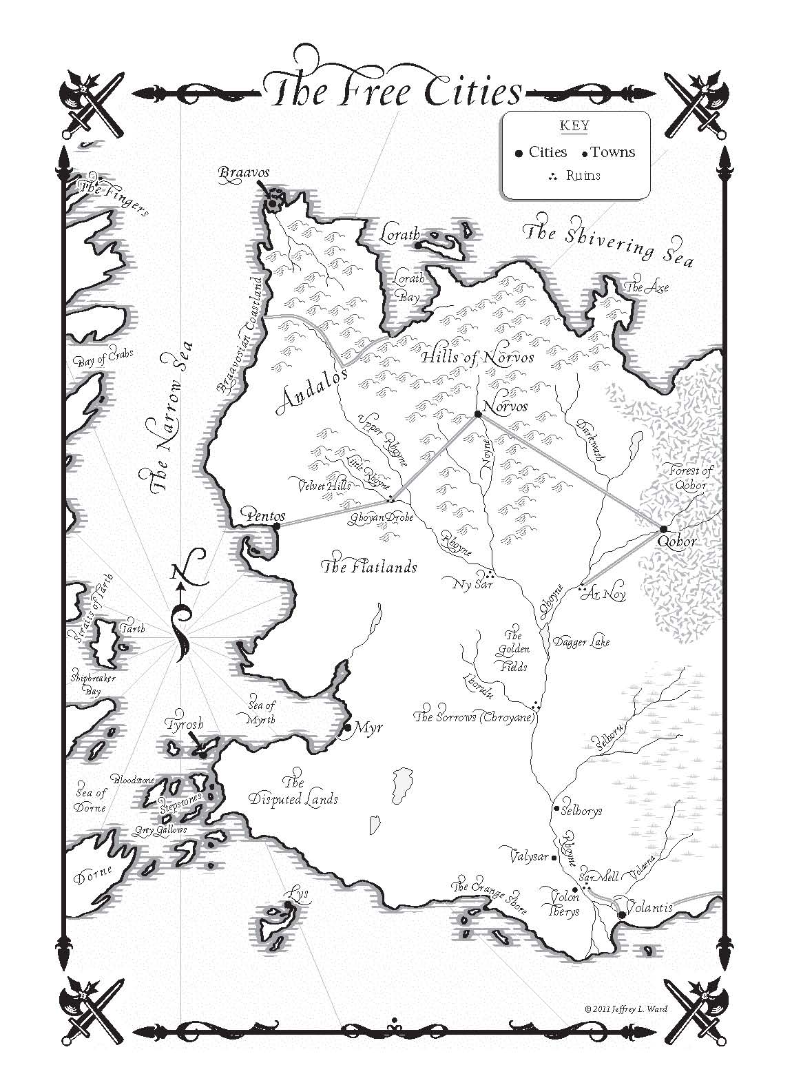 Game Of Thrones Map Pdf