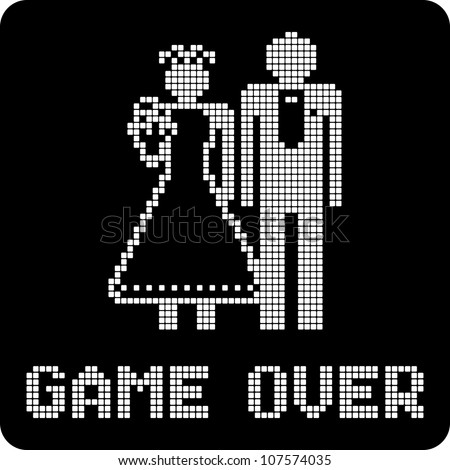 Game Over Wedding Picture