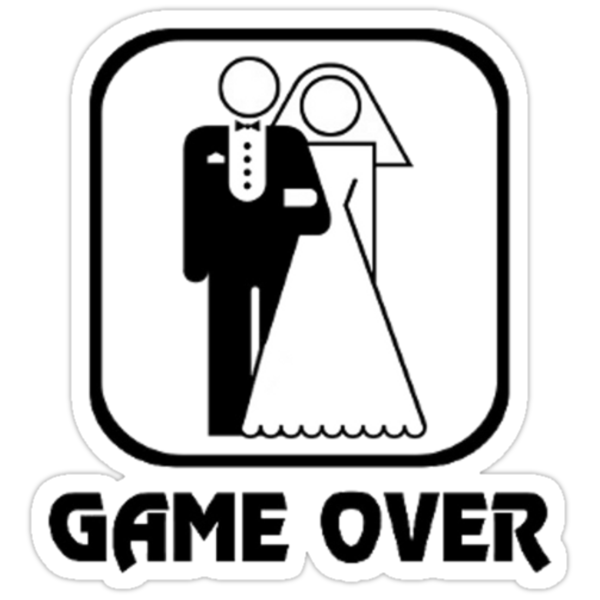 Game Over Wedding Picture