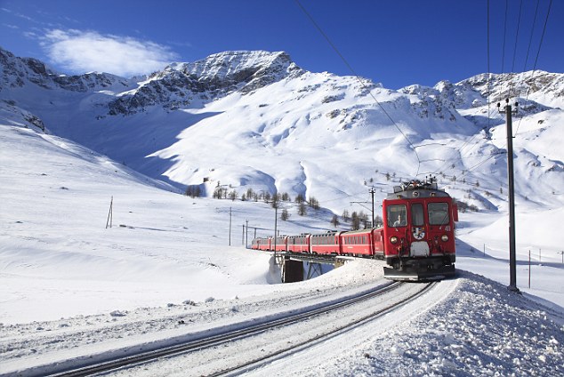 Glacier Express Route Switzerland