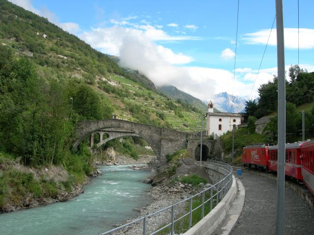 Glacier Express Route Switzerland