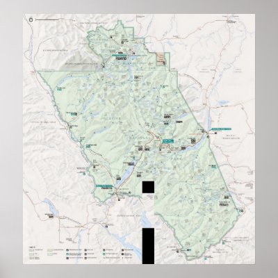 Glacier National Park Map Printable