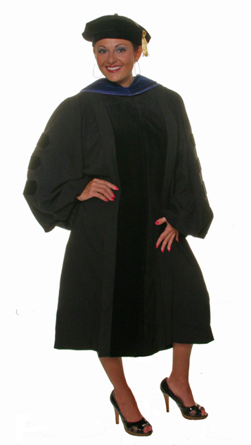 Graduation Cap And Gown White