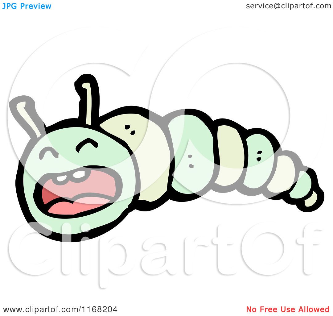Green Caterpillar Cartoon
