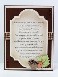 Handmade Retirement Cards Ideas